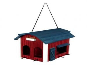 Hanging Bird Feeder Barn Wood Bird Cages Accessories Product