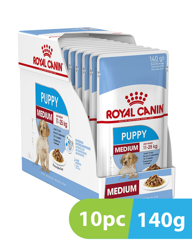 10pc x 140g Royal Canin Puppy Medium -  Dogs product