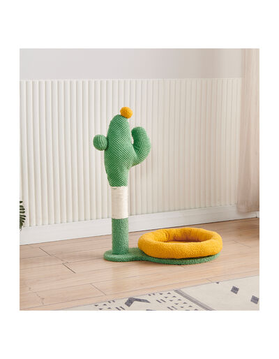Petco Cactus Cat Scratcher with Bed Petsmarket Kuwait